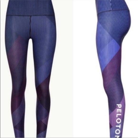 WITH X PELOTON | Array of Color Reversible High Waist Leggings Women’s Size XL - Picture 1 of 11